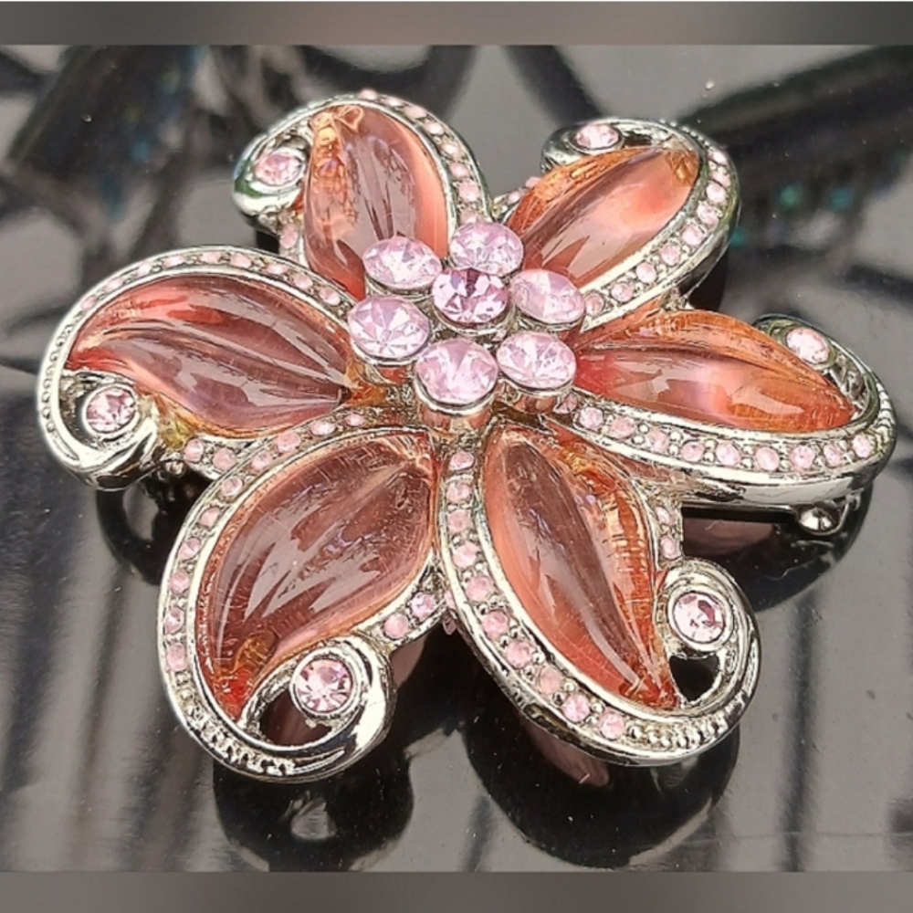 Flower Pink Brooch